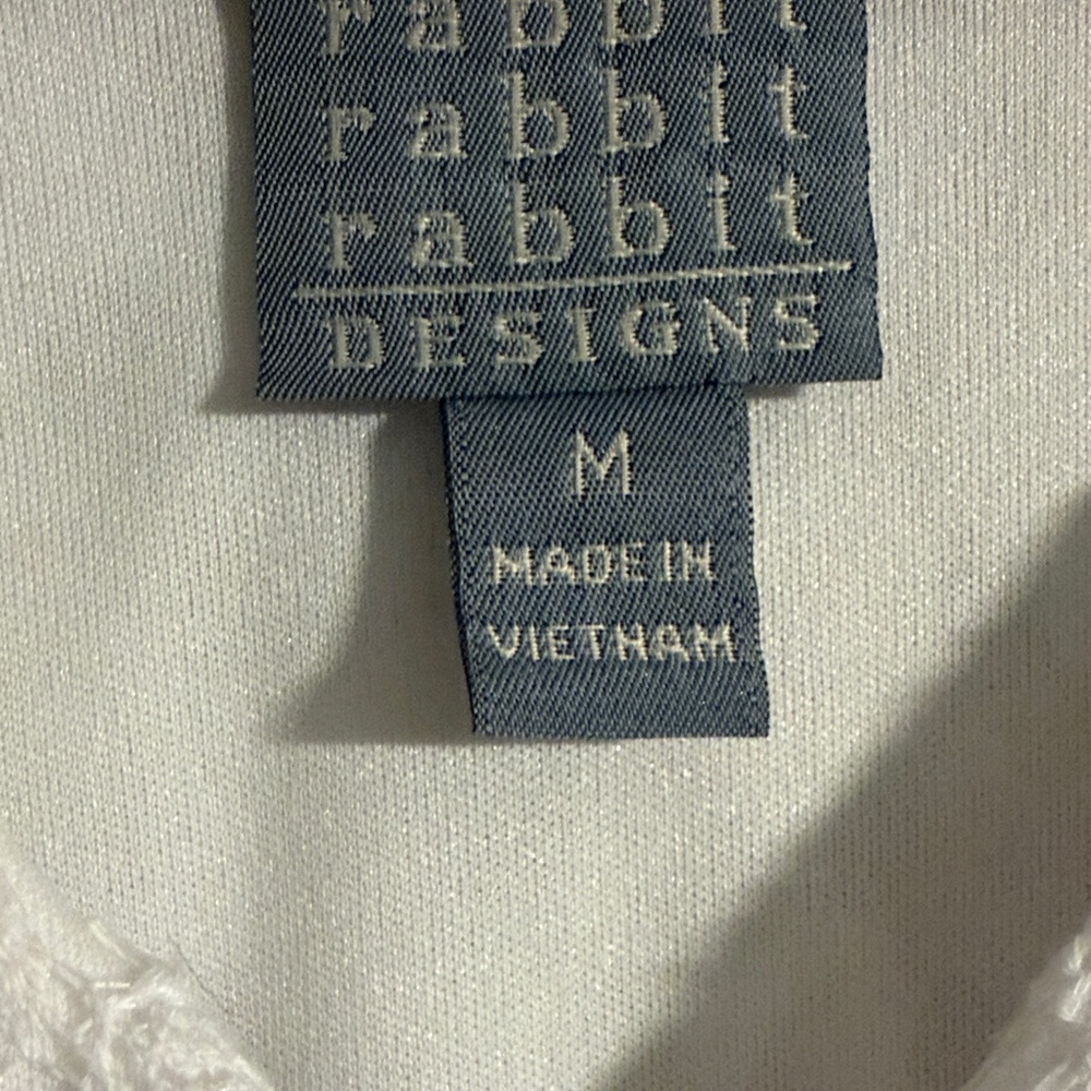 Rabbit Rabbit Rabbit Textured White Midi Dress - Picture 2 of 6